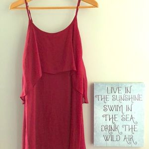 🍍LAST CHANCE, DONATING SOON🌺 Burgundy dress